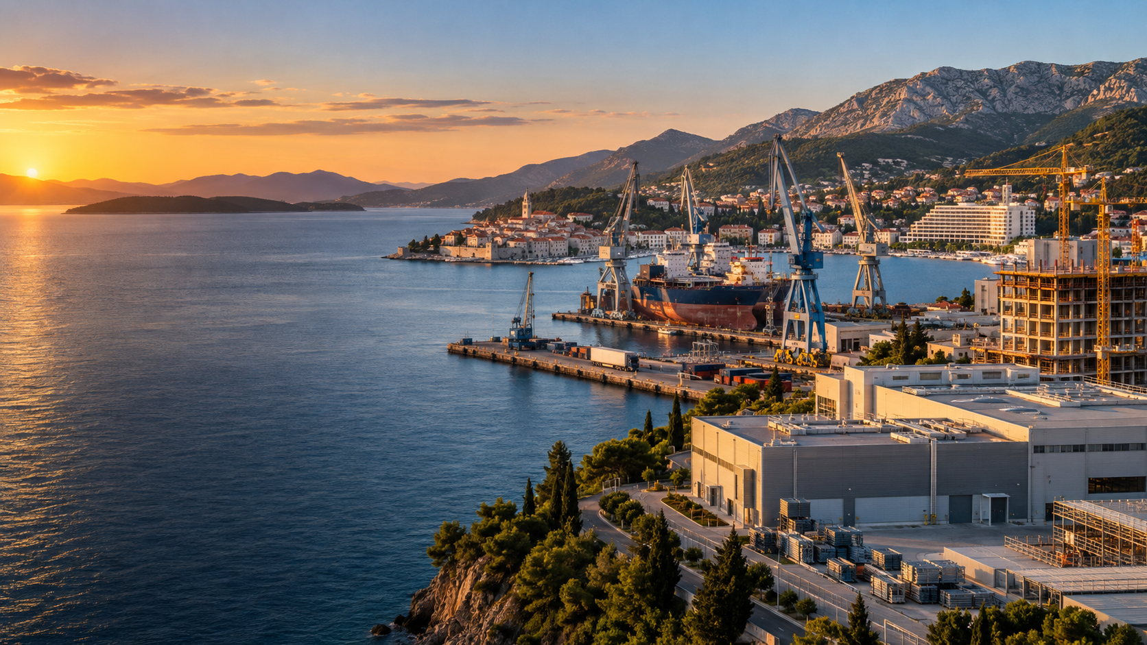 Croatian shipbuilding, construction, manufacturing, logistics and hospitality industries