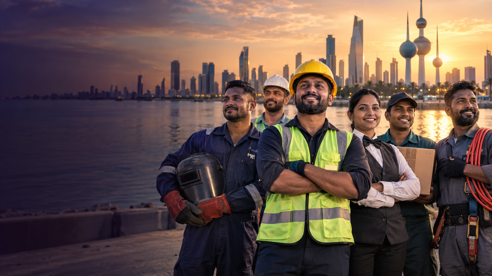 Sri Lankan construction, technical, hospitality, manufacturing and logistics workers for Kuwait