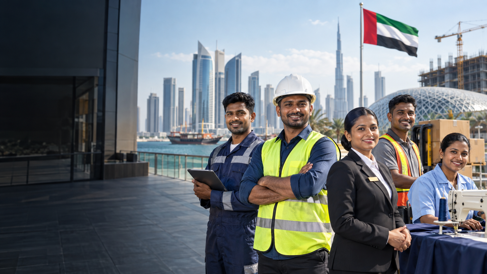 Sri Lankan construction, manufacturing, hospitality, logistics and garment workers for UAE employers